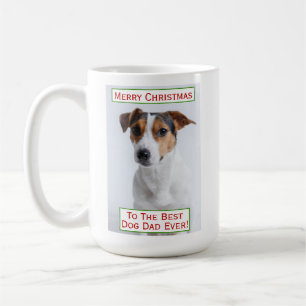 Mug Noël Meilleur Chien Papa Jamais Pet Photo