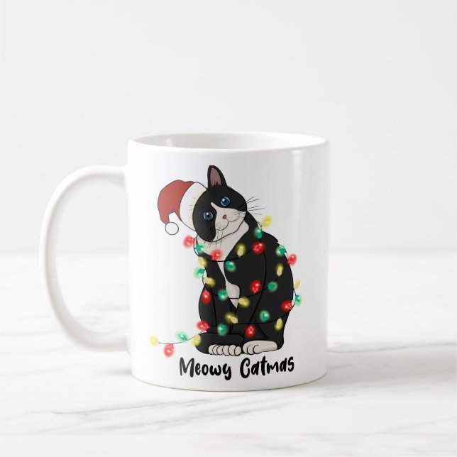 Mug Noël Meowy (Gauche)