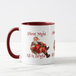 Mug Noël mignonne Père Noël Drôle Jolly