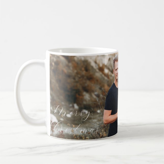Mug Noël minimaliste moderne élégant (Gauche)