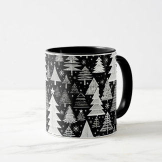 Mug Noël monochrome