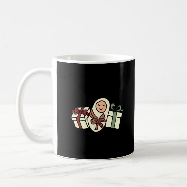 Mug Noël Nicu Infirmières envelopper le meilleur (Gauche)