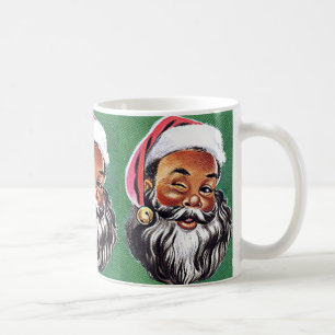 Mug Noël noir du Père Noël afro-américain