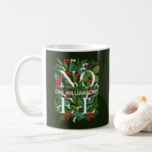 Mug NOEL Nom de famille personnalisé Noël
