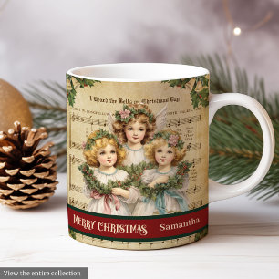 Mug Noël Nostalgique Art de Mémoire d'Ange Vintage