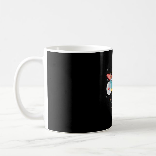Mug Noël Père Noël Pilote Volant Avion Garçons G (Gauche)