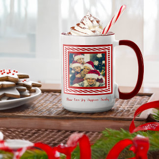Mug Noël photo personnalisée