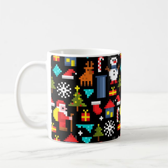 Mug Noël Pixel (Gauche)
