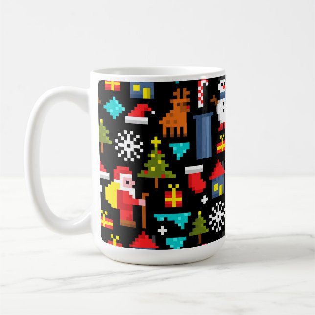 Mug Noël Pixel (Gauche)