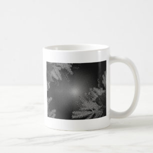 Mug Noël Poinsettia noir et gris