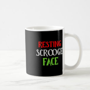 Mug Noël Repose Scrooge Visage Drôle Hommes Femmes Fam