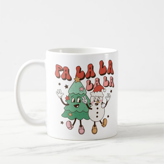 Mug Noël rétro Super (Gauche)