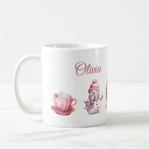 Mug Noël rose