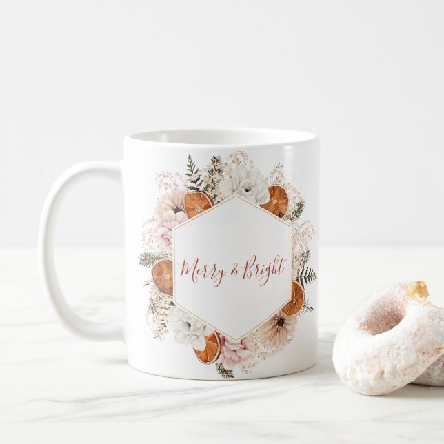 Mug Noël Russe Citrus Pine (Avec donut)