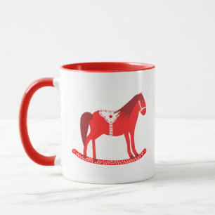 Mug Noël scandinave Cheval Rocking