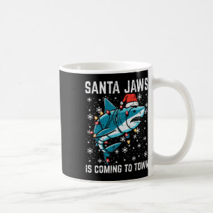 Mug Noël Shark Père Noël Jaws Jaws Jaws Hommes Garçons