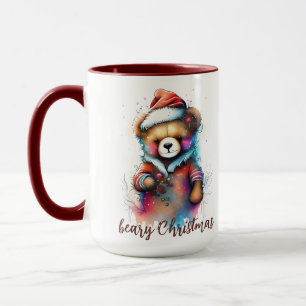 Mug Noël Teddy avec le Père Noël Beary Noël