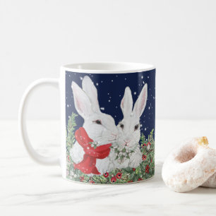 Mug Noël Vacances Lapin Lapin Festif Hiver
