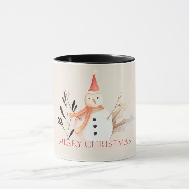 Mug Noël vintage Holiday Snowman (Centre)