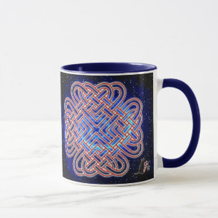 Mug noeud d'amour celtique galactique
