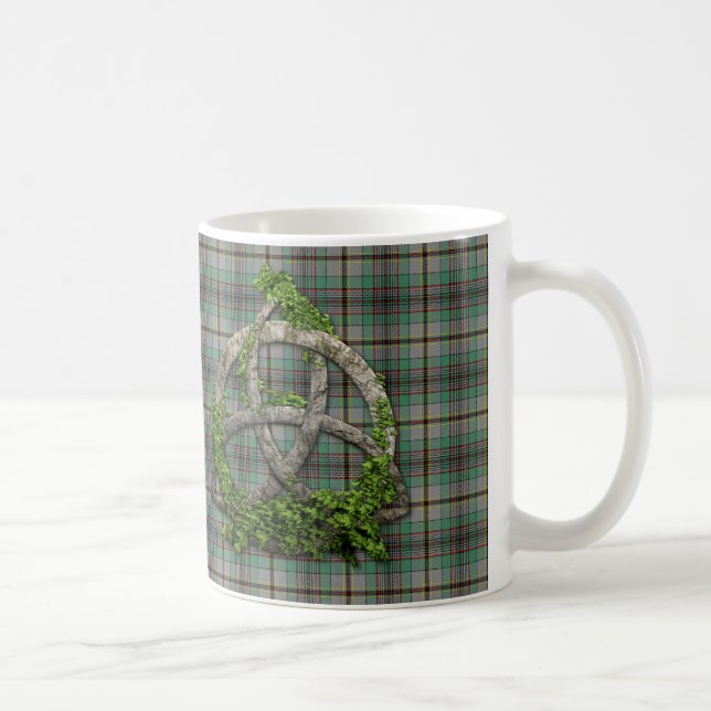Mug Noeud de trinité et tartan celtiques de Craig de (Droite)