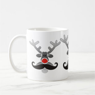 Mug Noeud rouge avec Moustache