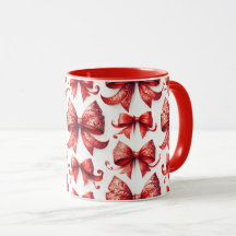Nœuds de Noël Rouges