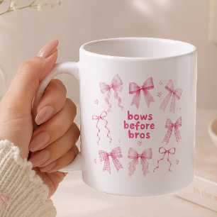 Mug Nœuds Drôles Avant Bros Cadeau Mignon Coquette Ros
