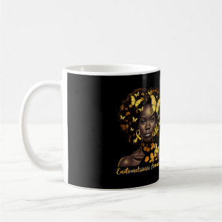 Mug Noir Africaine Femme Afro Papillon Endometriose A
