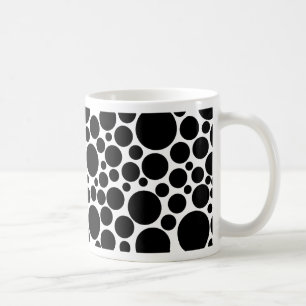 Mug Noir brillant sur blanc