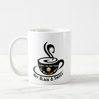 Mug Noir chaud et sucré