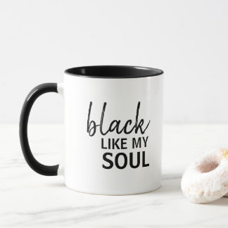 Mug noir comme mon âme