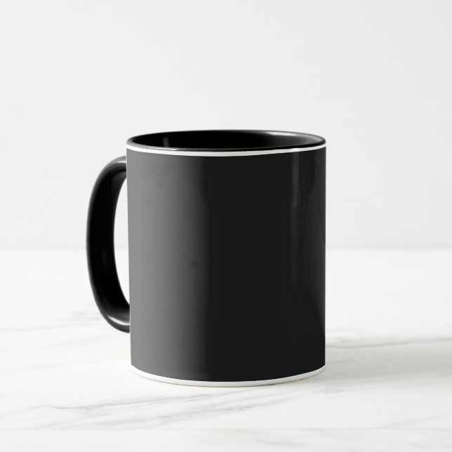 Mug Noir de carbone (Devant gauche)