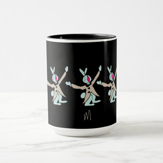 Mug Noir de lapin (Centre)