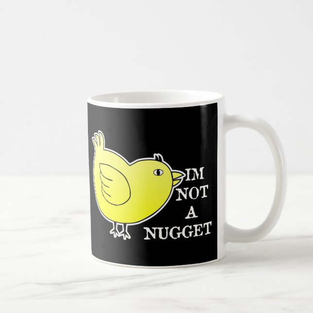 Mug Noir de pépite (Droite)