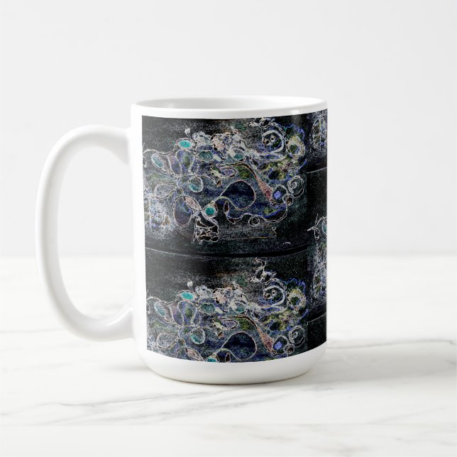 Mug noir et blanc Abstrait (Gauche)