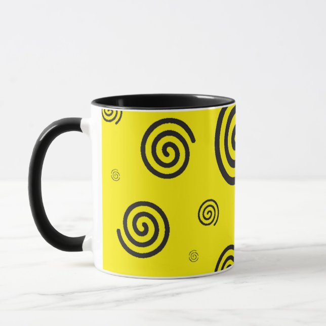 Mug noir et jaune (Gauche)