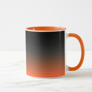 Mug Noir et orange