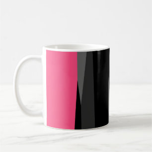 Mug Noir rose et gris