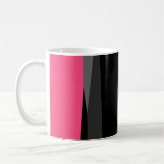 Mug Noir rose et gris