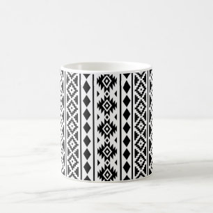 Mug Noir vertical de Ptn II d'essence aztèque sur le