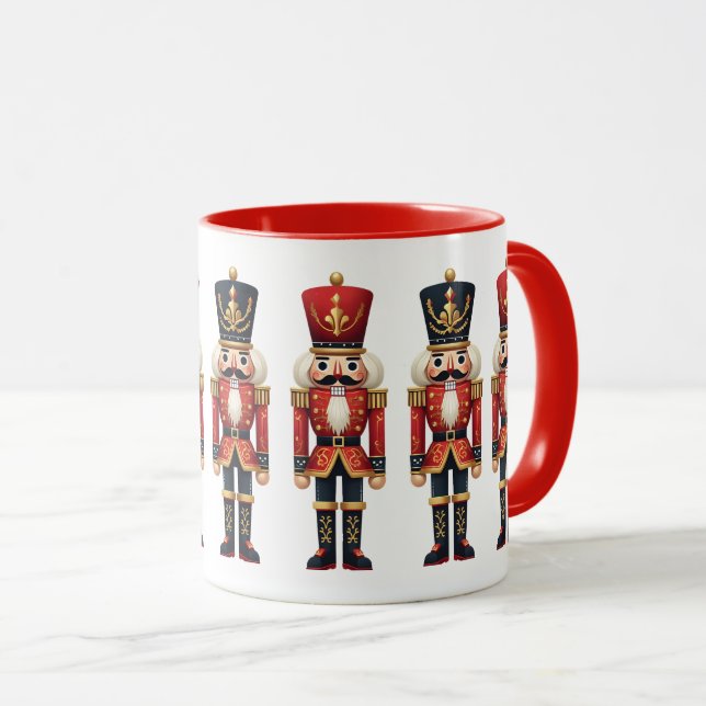 Mug Noisette Soldats Noël (Devant droit)