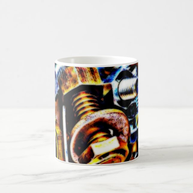 Mug Noix et boulons Pop Art (Centre)