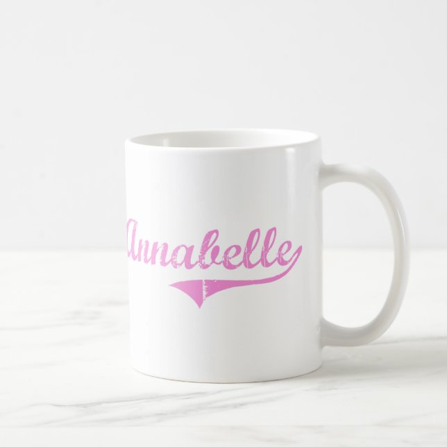Mug Nom classique de style d'Annabelle (Droite)