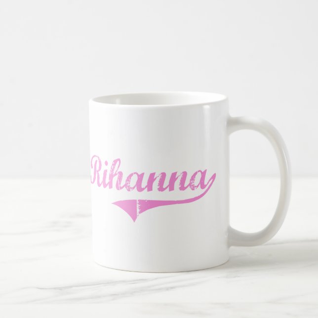 Mug Nom classique de style de Rihanna (Droite)