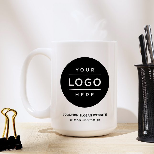 Mug Nom commercial et logo personnalisés (Créateur téléchargé)