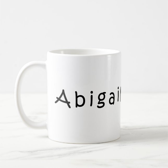 Mug Nom d'abigail (Gauche)