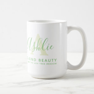 Mug Nom d'Ashlie signification et monogramme Un texte 