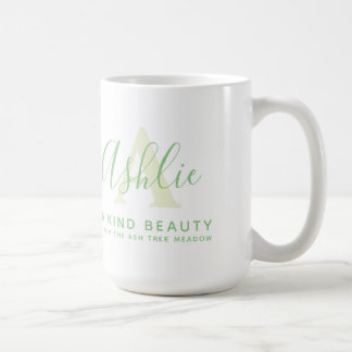 Mug Nom d'Ashlie signification et monogramme Un texte 
