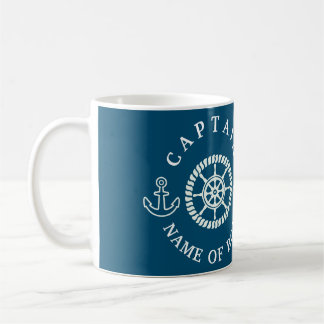 Mug Nom de capitaine/bateau nautique personnalisé modi